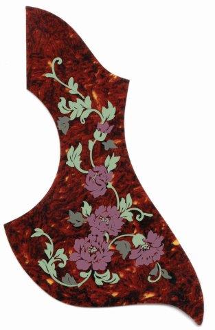 SCRATCHPLATE FLORAL STYLE TORTOISESHELL