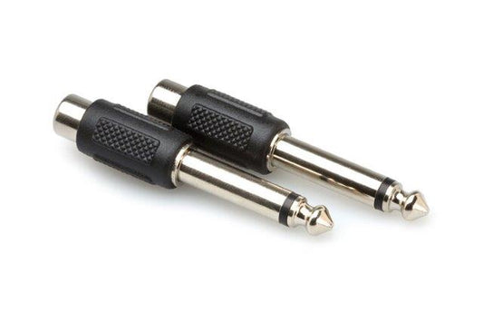 RCA FEMALE TO 1/4 INCH MALE 2PCS