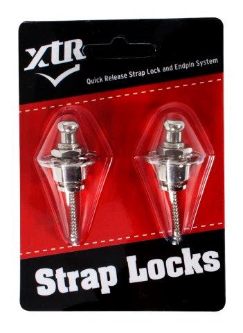 STRAP LOCK SET PAIR CHROME