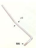 GT TREM ARM CHROME 6MM PA002CR