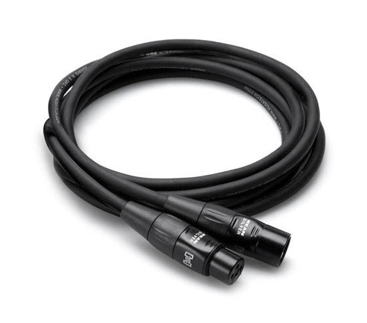 HOSA PRO HMIC025 PRO MICROPHONE CABLE REAN XLR3F TO XLR3M 25 FT / 7.6M
