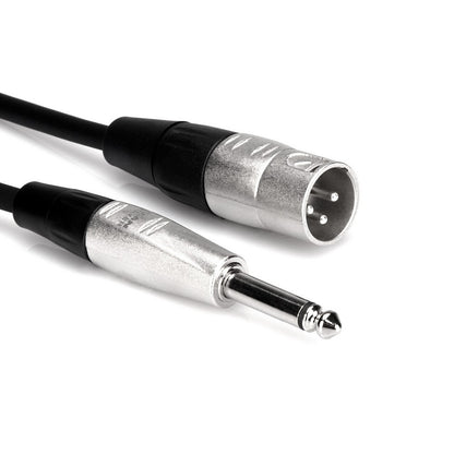 Hosa HPX020 Pro Unbalanced Interconnect REAN 1/4"TS To XLR3M