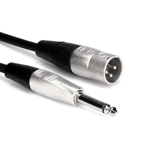 Hosa HPX020 Pro Unbalanced Interconnect REAN 1/4"TS To XLR3M