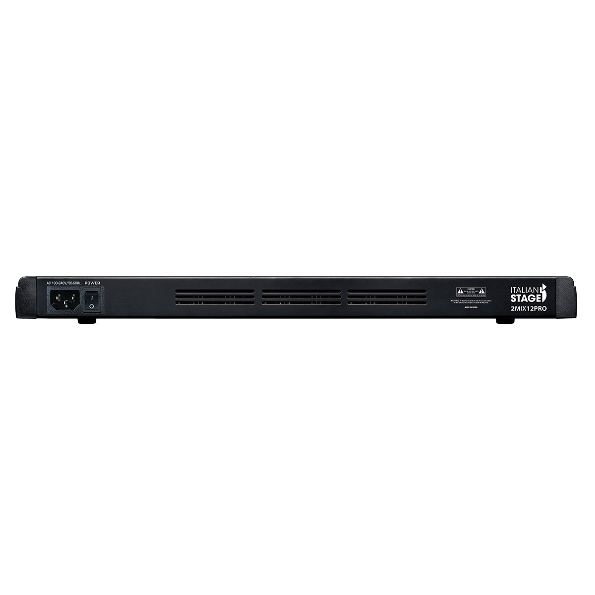Italian Stage 12-Channel Stereo Audio Mixer with DSP MultiFX [IS2MIX12PRO]