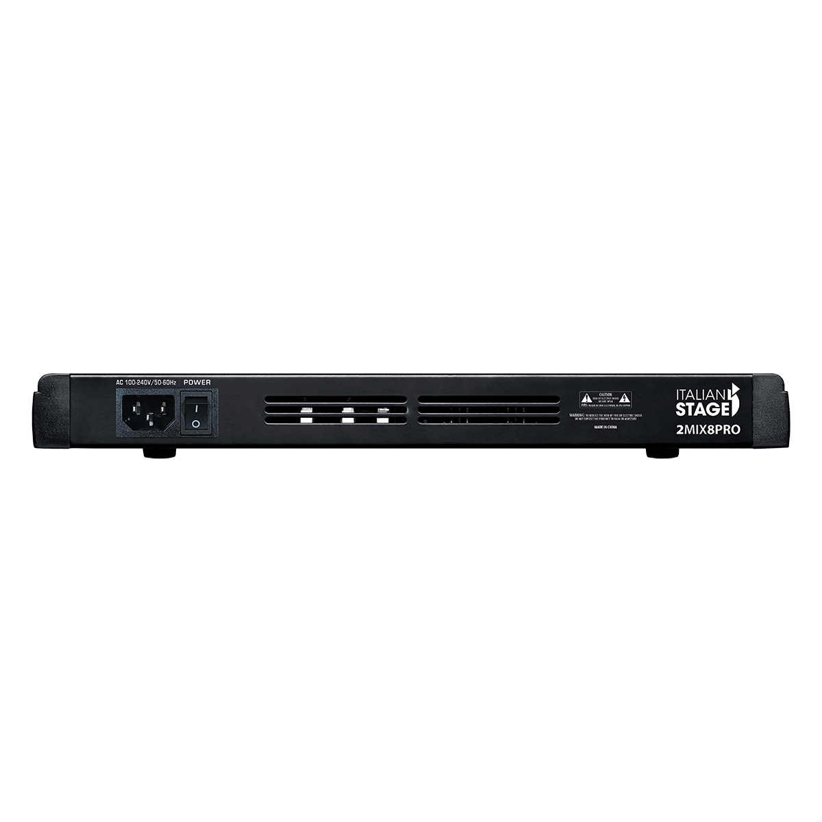 Italian Stage 8-Channel Stereo Audio Mixer with DSP MultiFX [IS2MIX8PRO]