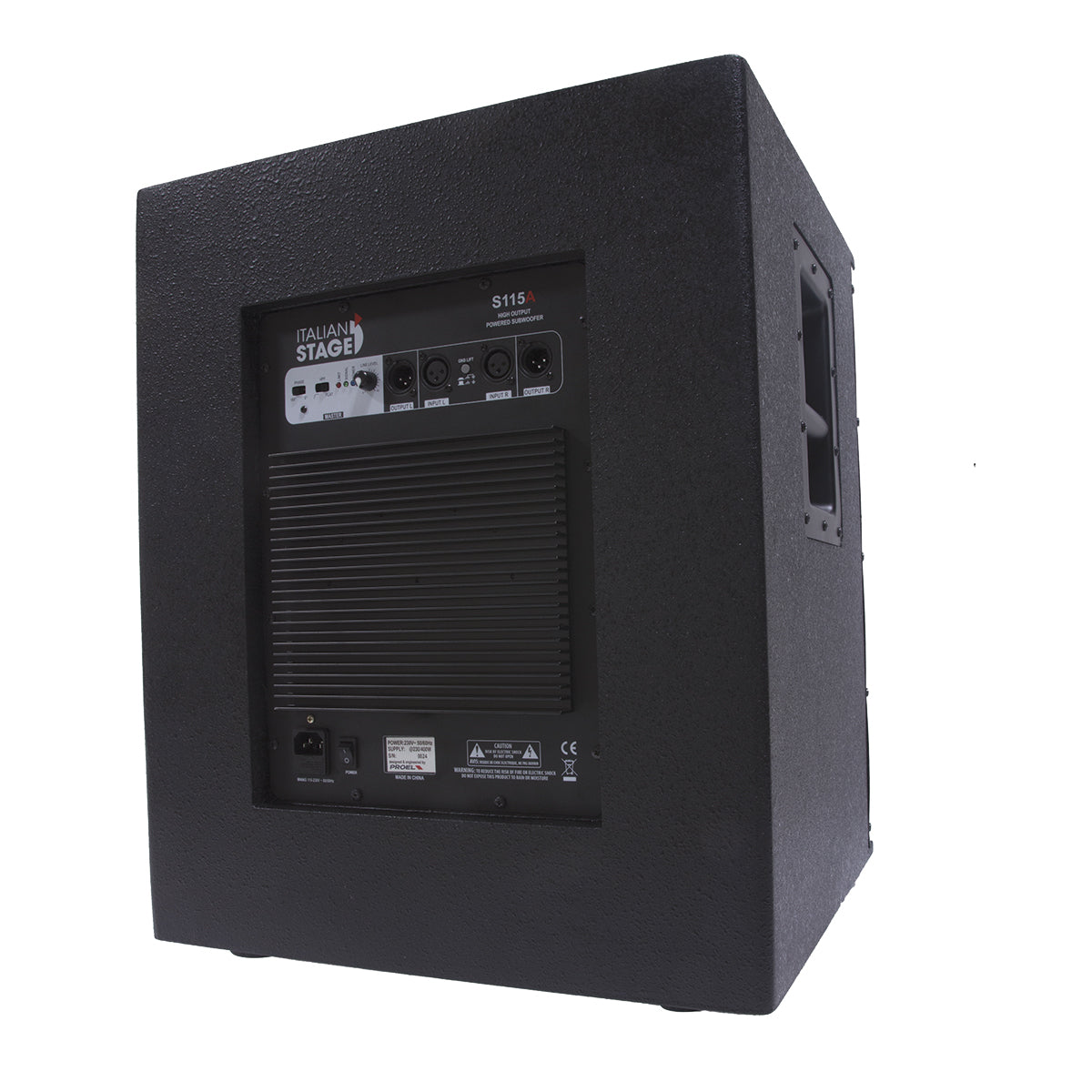 Italian Stage 15" Active Subwoofer [ISS115A]