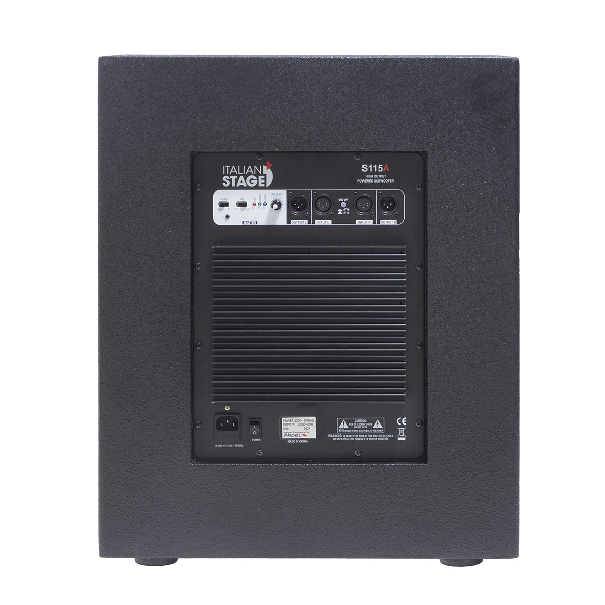 Italian Stage 15" Active Subwoofer [ISS115A]