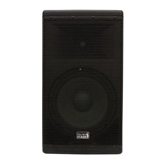 Italian Stage 12" bi-active two way speaker with Media Player [ISX212AUB]
