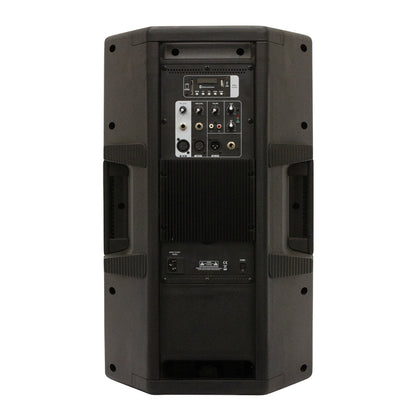 Italian Stage 15" bi-active two way speaker with Media Player [ISX215AUB]