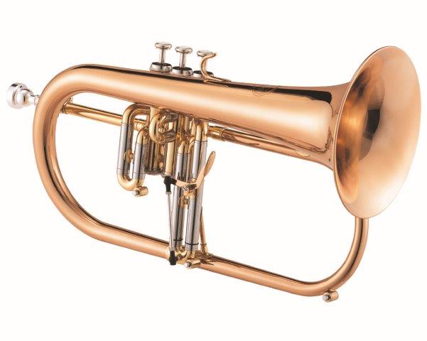 Jupiter JFH1100R Flugelhorn 1100 Series Rose Brass Bell
