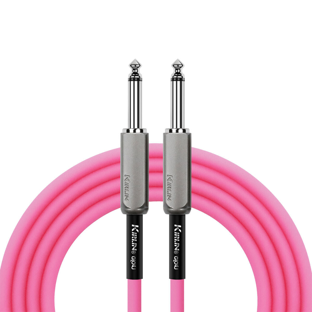 Kirlin 10ft Glow Guitar Cable Pink # IMGE-221BM-