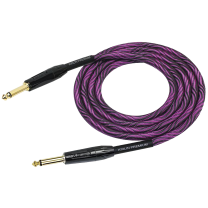 Kirlin IWB201WB 20ft Premium Plus Wave Purple Instrument Cable