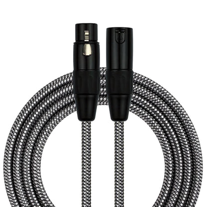 Kirlin Entry 10ft Woven Black XLR to XLR Microphone Cable
