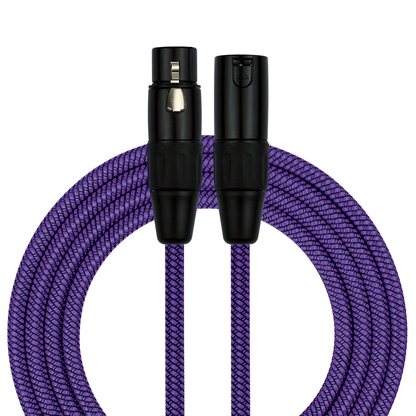 Kirlin Entry Woven Purple 20ft XLR - XLR Cable