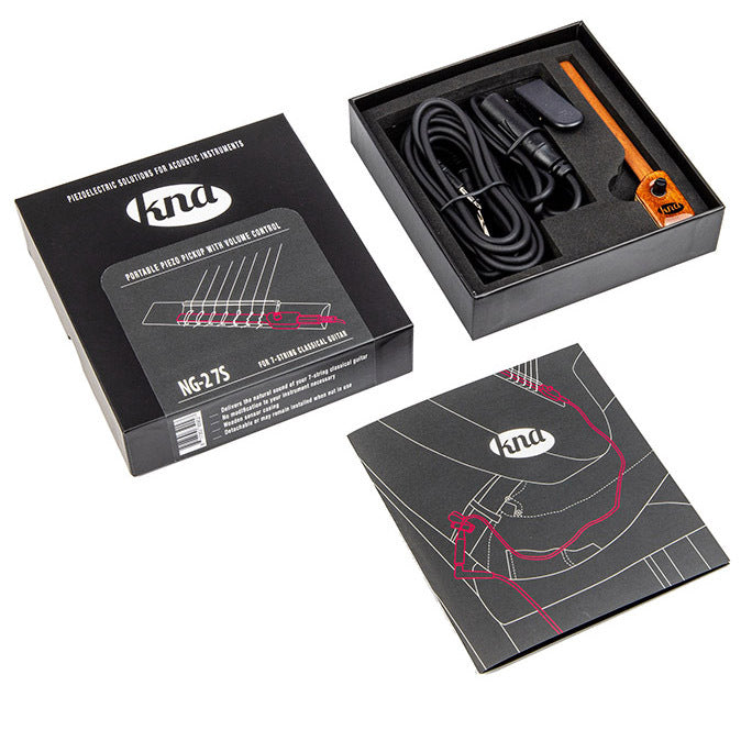 KNA NG2-7S Classical Guitar Pickup for 7 Strings with Volume Control