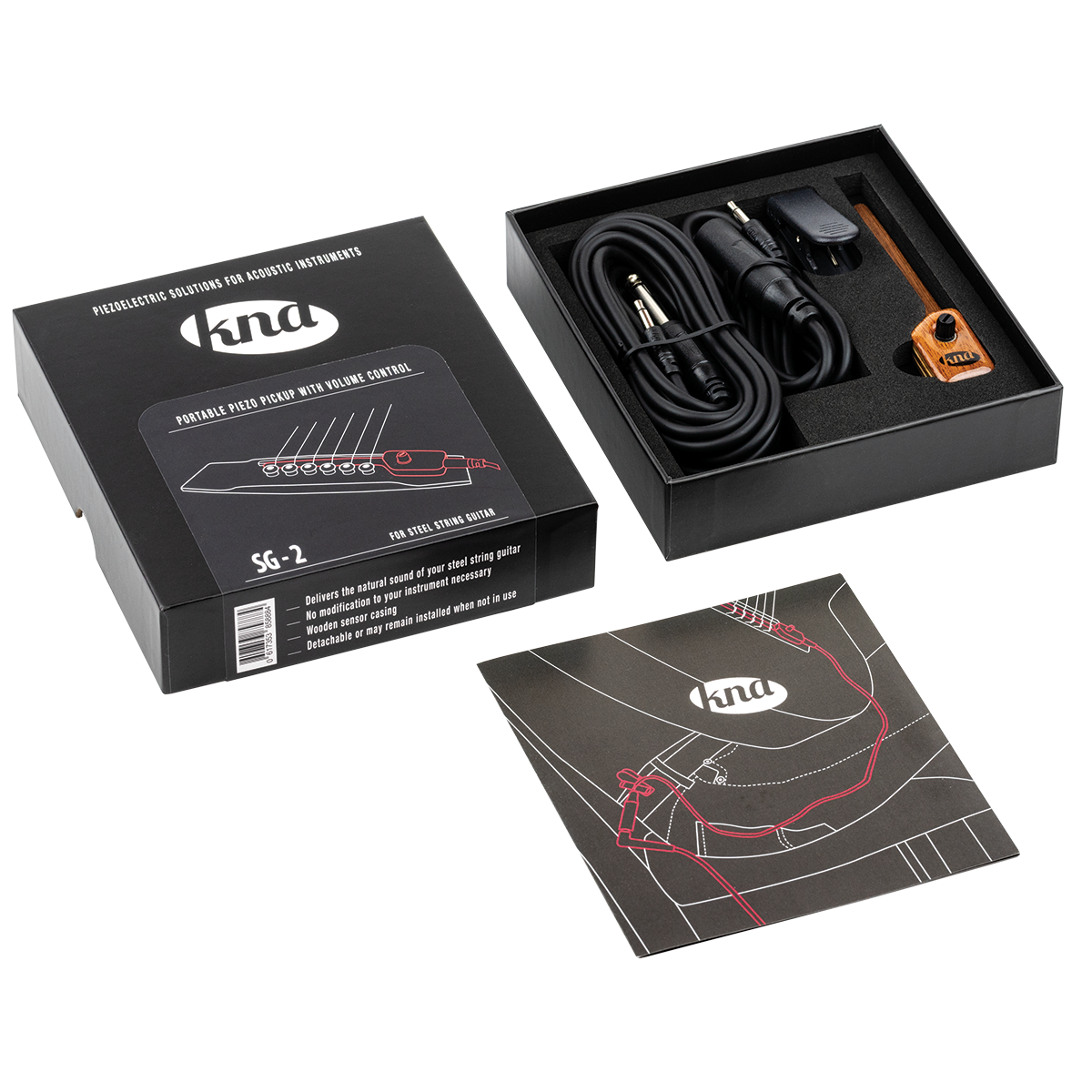 KNA SG-2 Acoustic Guitar Pickup with Volume Control