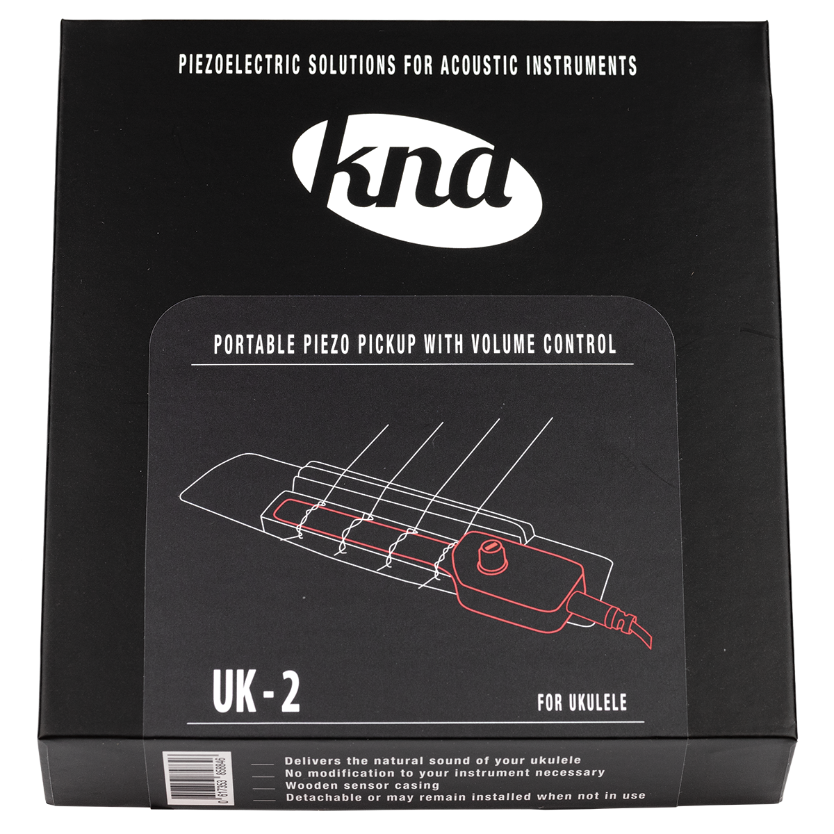 KNA UK-2 Ukulele Pickup with Volume Control