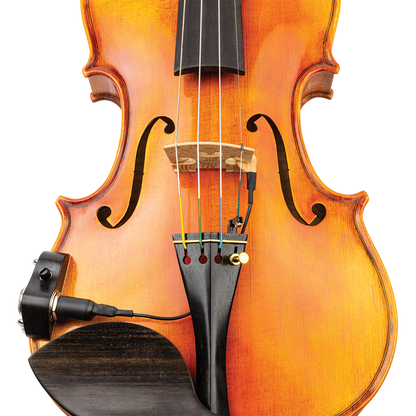 KNA VV-3V Ebony Violin Pickup with Volume Control