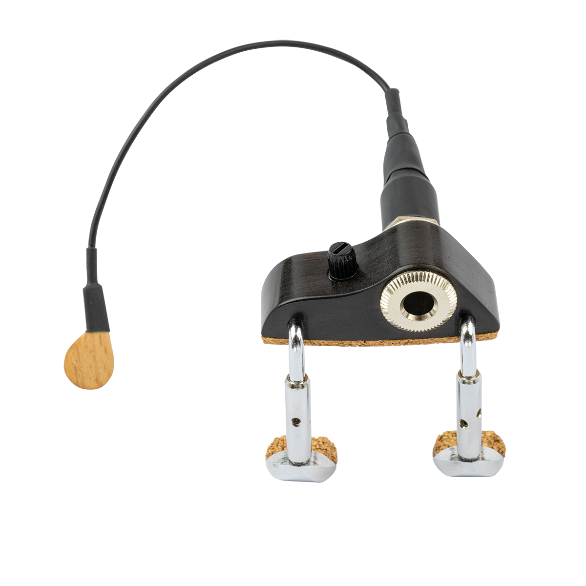 KNA VV-3V Ebony Violin Pickup with Volume Control