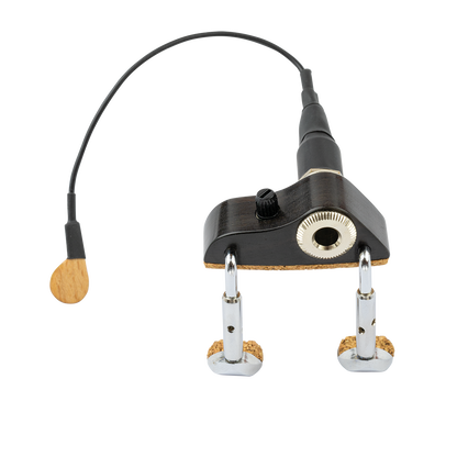KNA VV-3V Ebony Violin Pickup with Volume Control