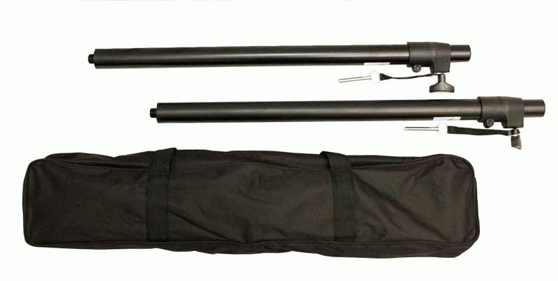 02 ADJUSTABLE SPEAKER POLES/SCREW BASE & BAG