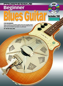 Progressive Beginner Blues Guitar Book/CD