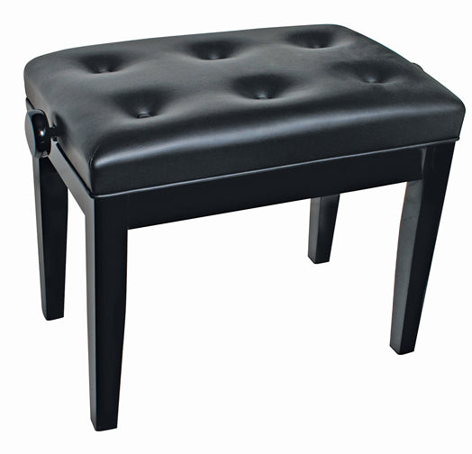 PIANO STOOL HEIGHT ADJUSTABLE EBONY