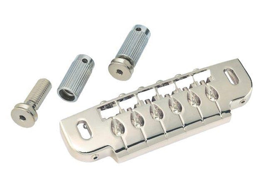 LP JUNIOR STYLE BRIDGE/TAILPIECE ASSEMBLY CHROME