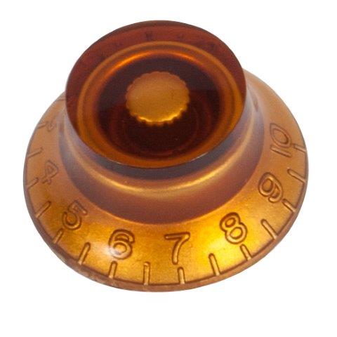LP STYLE BELL SHAPED CONTROL KNOB AMBER