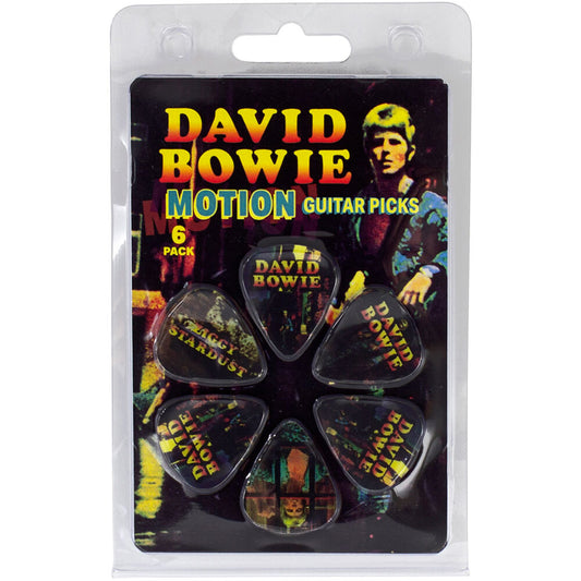 Perris David Bowie - Ziggy Licensed Motion Guitar Picks (6-Pack)