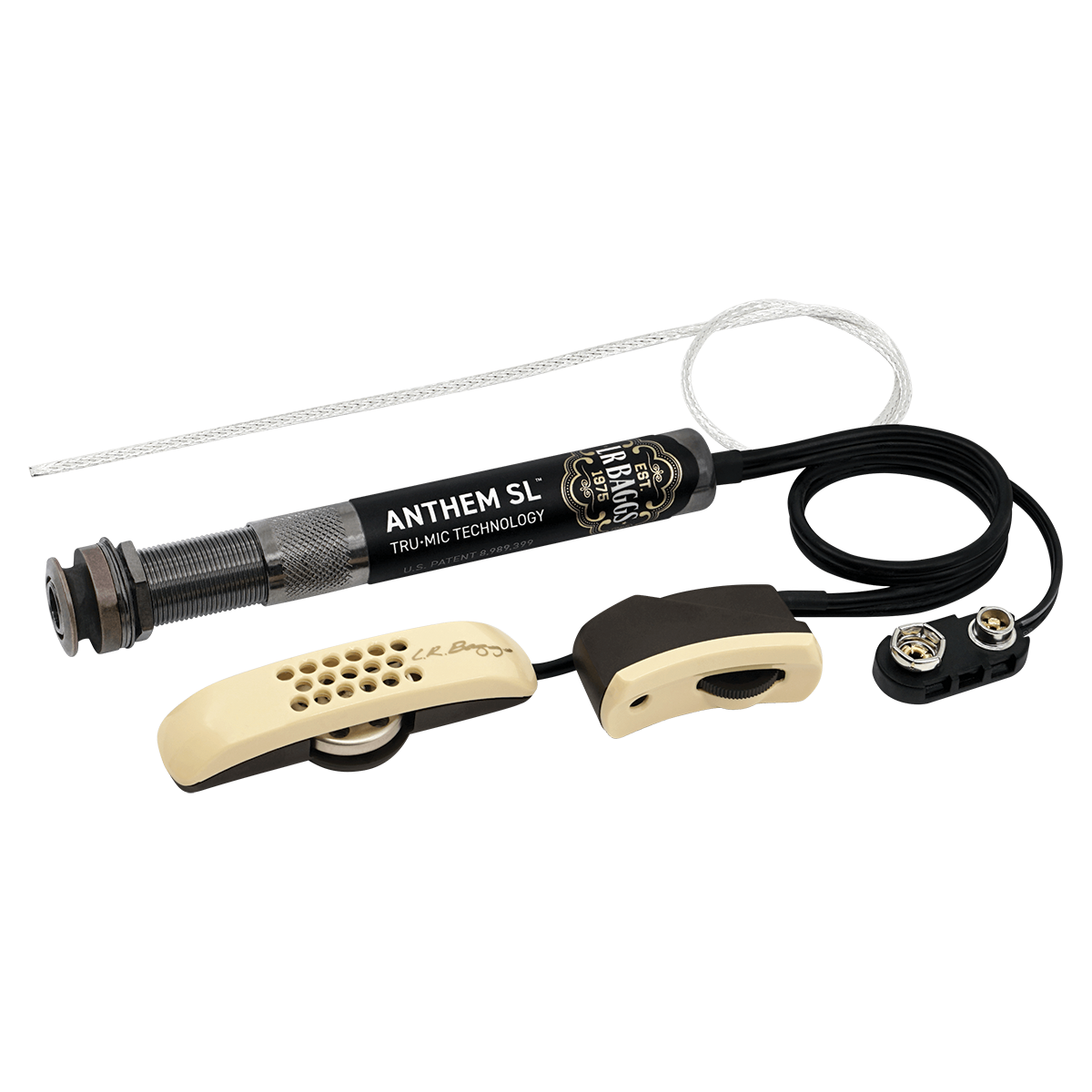 LR Baggs ANTHSL Anthem SL Acoustic Guitar Pickup System with Element & Microphone