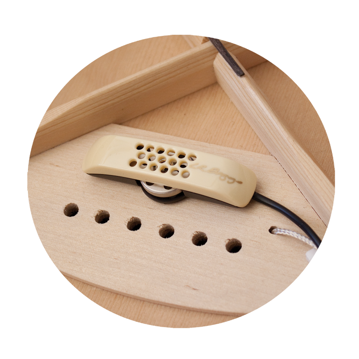 LR Baggs ANTH Anthem Acoustic Guitar Split Saddle Pickup System with Element & Microphone