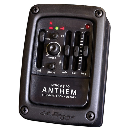 LR Baggs ANTHSTAGE Anthem Stagepro Acoustic Guitar Preamp System with Element Pickup & Microphone
