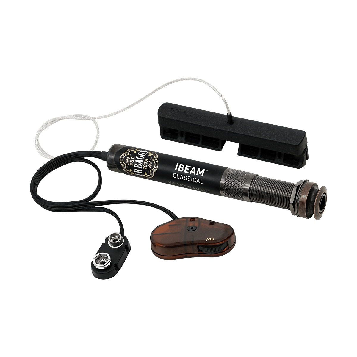 LR Baggs LRBIBAS-C iBeam Bridge Plate Active Pickup System for Nylon String Guitar