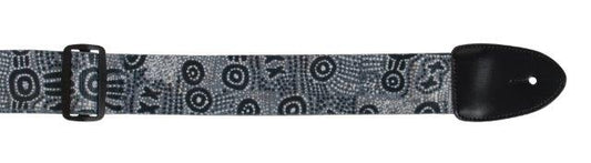 2 INCH GTR STRAP POLY COTTON DOT ART