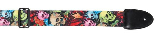 2 INCH GTR STRAP POLY COTTON SKULL PARTY