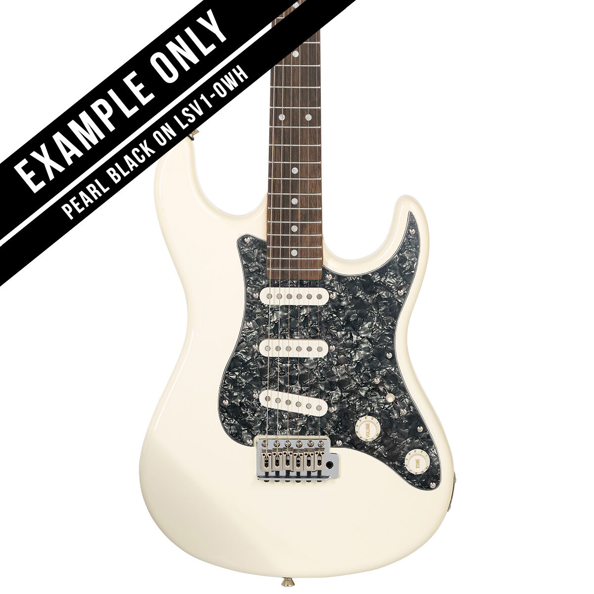 Levinson Sceptre Ventana Standard 3 Ply Pickguard - Pearl Black