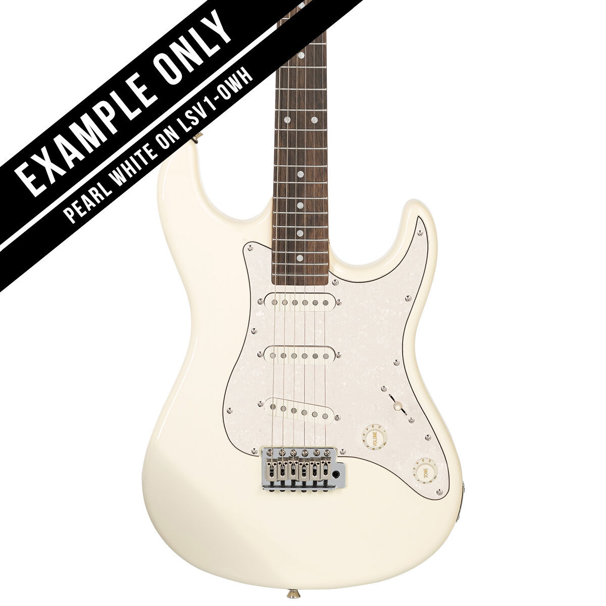 Levinson Sceptre Ventana Standard 3 Ply Pickguard - Pearl White