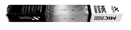 MIC TELESCOPIC BOOM STAND CHROME