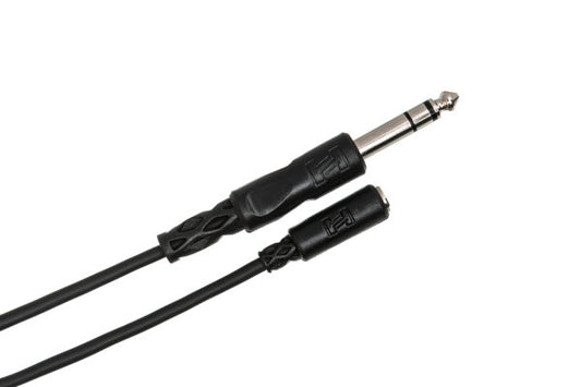 HOSA 10Ft 3.5mm TRS To 1/4" TRS Adapter Cable | HOS-MHE310