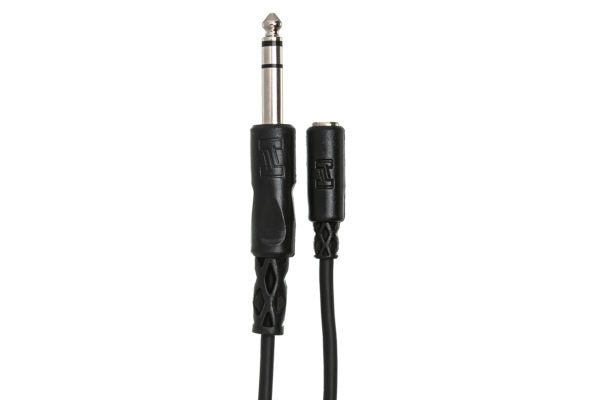 HOSA 10Ft 3.5mm TRS To 1/4" TRS Adapter Cable | HOS-MHE310