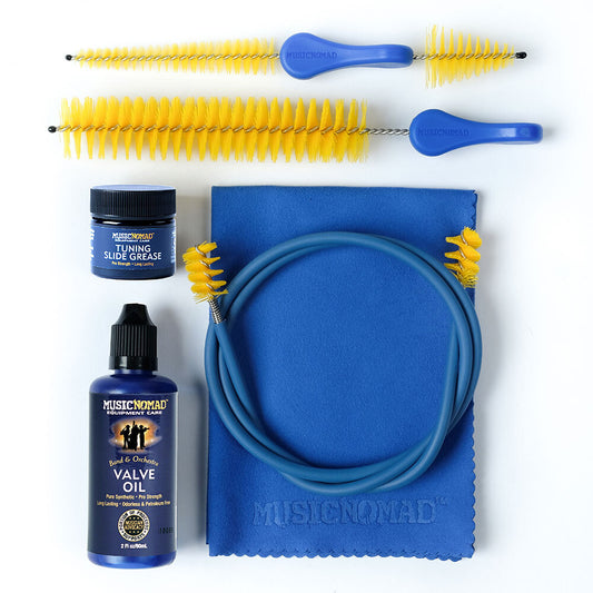 Music Nomad Premium Trumpet Cleaning & Care Kit - 6 Pce