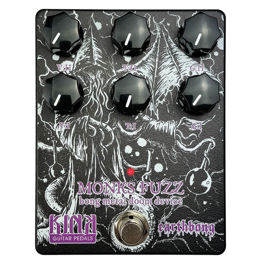 Kink Monks Fuzz pedal collaboration with Earthbong 