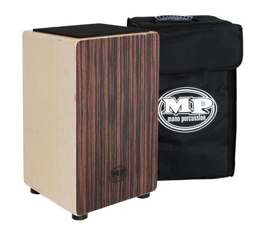 CAJON STRIPED EBONY VENEER W/BAG