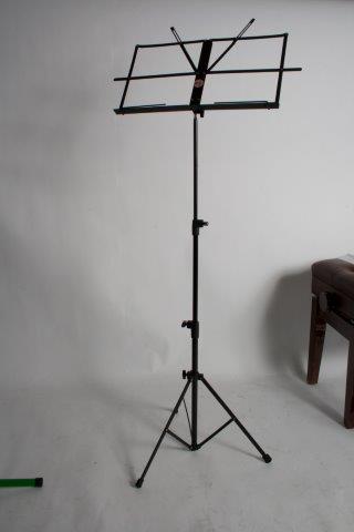 MUSIC STAND TRIPOD BASE 28.5H X 50W CM DESK W/BA