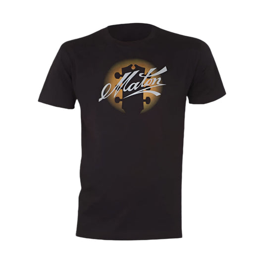 BLACK MATON HEADSTOCK GLOW TEE