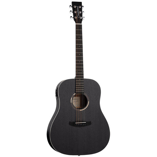Tanglewood TWBBSDE Blackbird Sloped Shoulder Dreadnought A/E Smokestack Satin with Plush Case