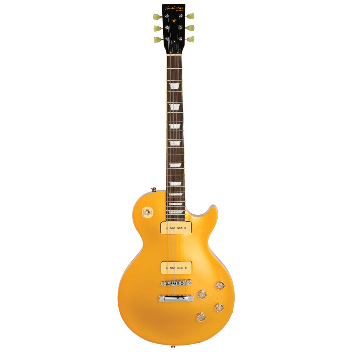 Northstar Pro LP-Style Electric Guitar Metallic Gold Top [NSP3-GT]