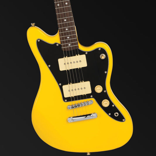 Northstar Pro Commander Electric Guitar Graffiti Yellow Gloss [NSP4-GY]