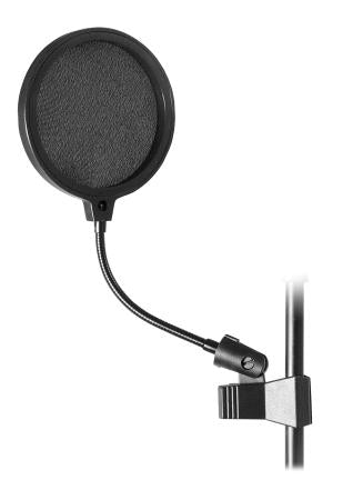 On Stage Pop Blocker 6" with Gooseneck and Clothespin-Style Shaft Clip